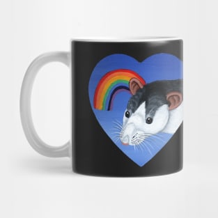 Rainbow Roan Rat Mug